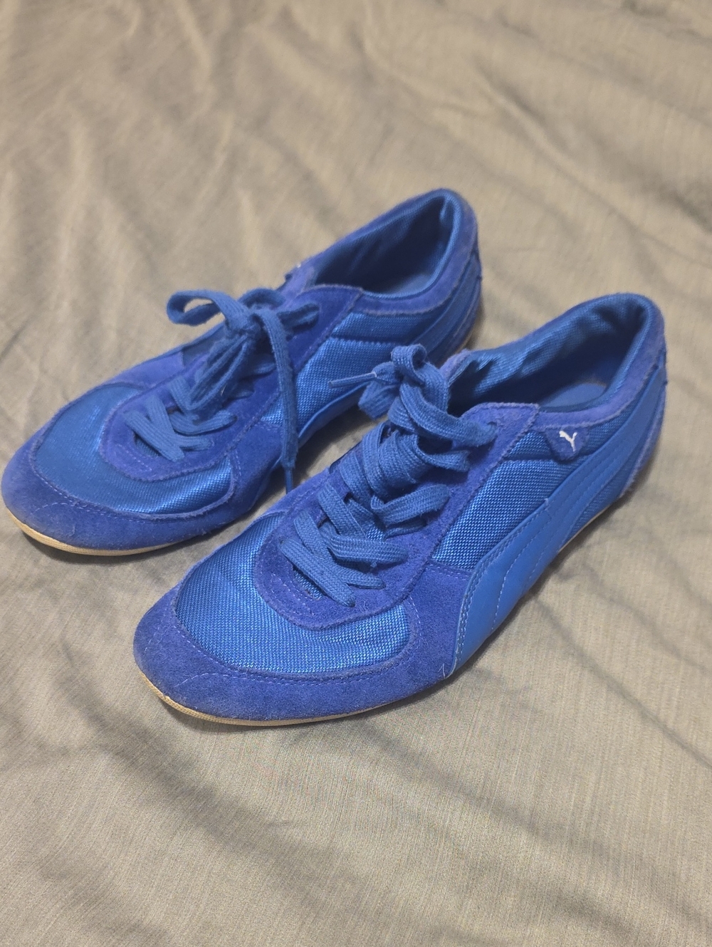Puma Royal Blue Suede Shoes 8